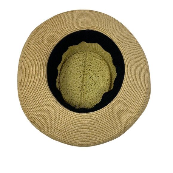Panama Hat Multiple Natural Straw Blends Braided Band Vacation Summer Beach Hat - Picture 5 of 8